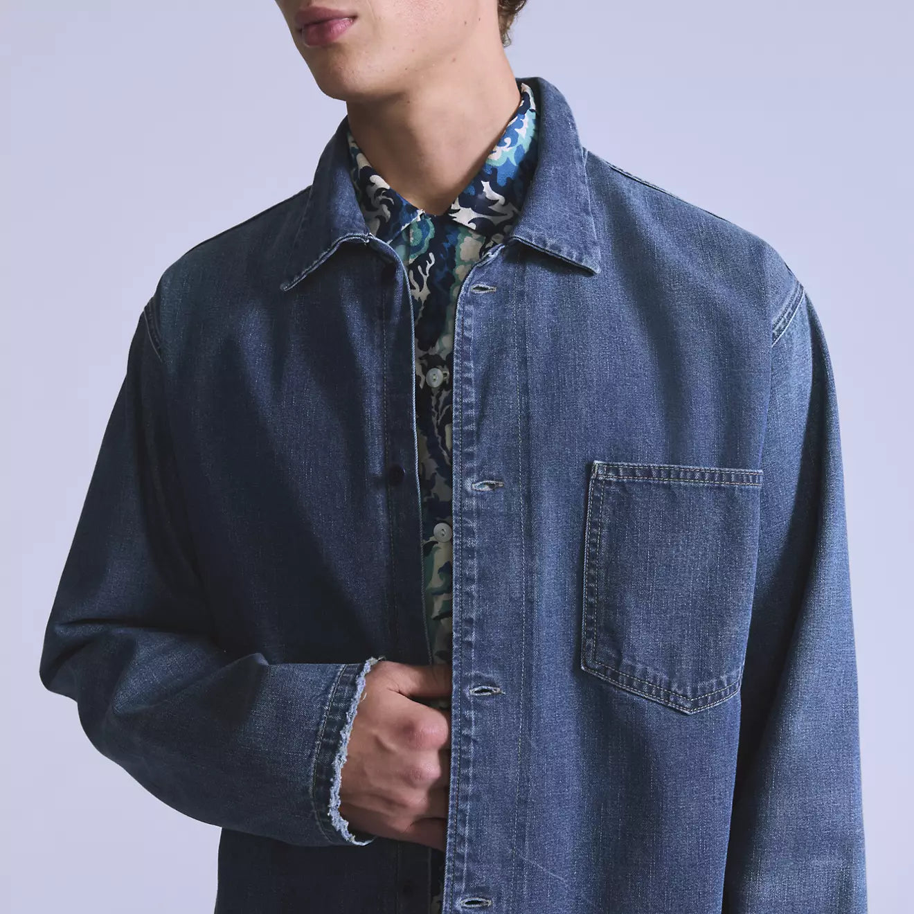 levi's® blue tab™ men's work shacket 004TH0000XS- Medium Indigo – Levi's Hong Kong