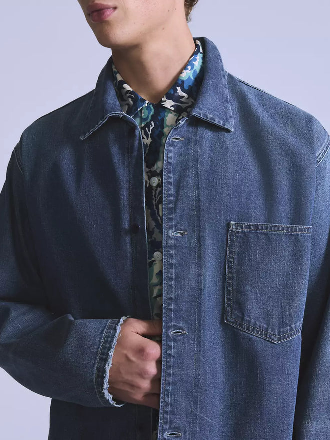 levi's® blue tab™ men's work shacket 004TH0000XS- Medium Indigo  – Levi's Hong Kong