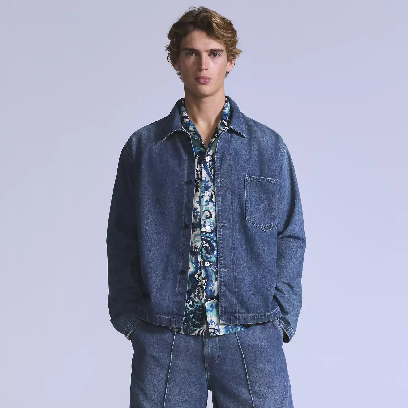 levi's® blue tab™ men's work shacket 004TH0000XS- Medium Indigo – Levi's Hong Kong