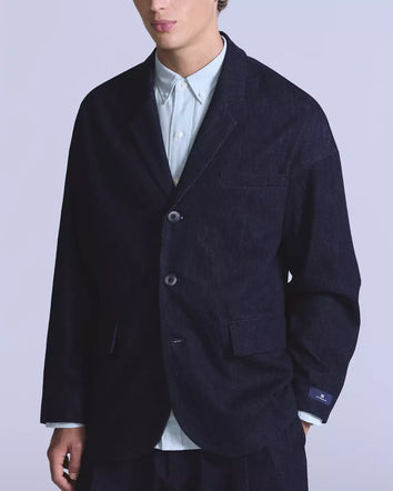 levi's® blue tab™ unstructured外套 | 男裝 004TJ0000XS- Medium Indigo  – Levi's 香港