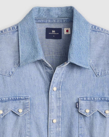 levi's® blue tab™ 定制鋸齒外套 | 男裝 004TL0000XS- Medium Indigo  – Levi's 香港