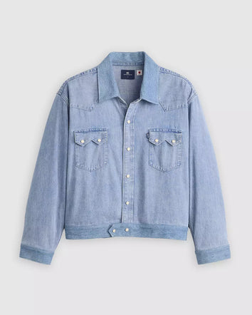 levi's® blue tab™ 定制鋸齒外套 | 男裝 004TL0000XS- Medium Indigo  – Levi's 香港