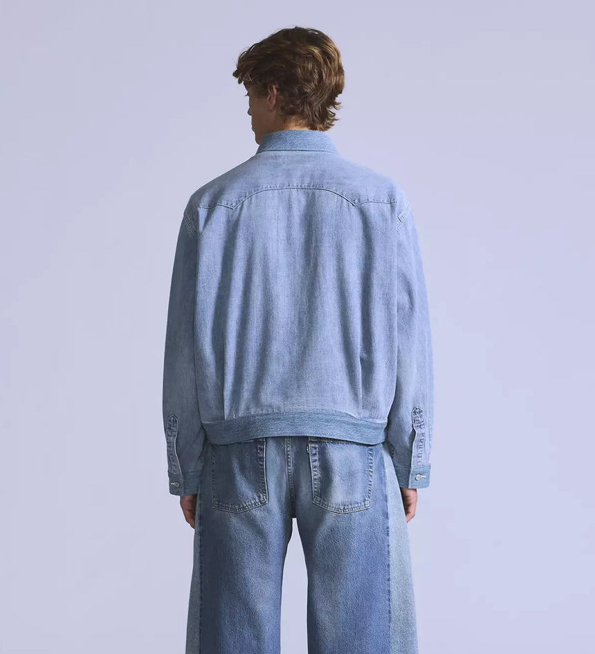 levi's® blue tab™ 定制鋸齒外套 | 男裝 004TL0000XS- Medium Indigo – Levi's 香港