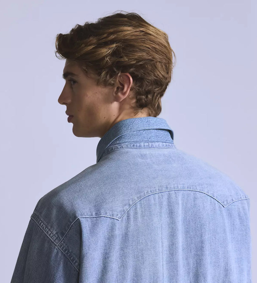 levi's® blue tab™ 定制鋸齒外套 | 男裝 004TL0000XS- Medium Indigo – Levi's 香港