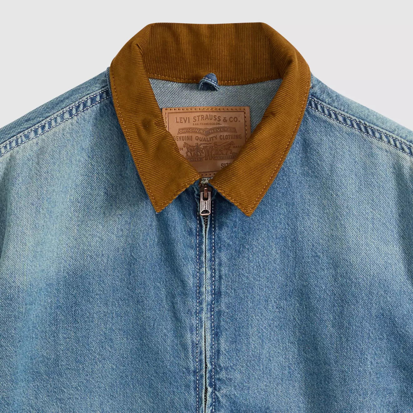 levi's® mechanics 全拉鍊外套 | 男裝 005AF0003S- Medium Indigo – Levi's 香港