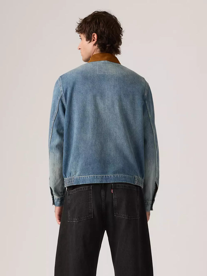 levi's® men's mechanics full-zip jacket 005AF0003S- Medium Indigo  – Levi's Hong Kong