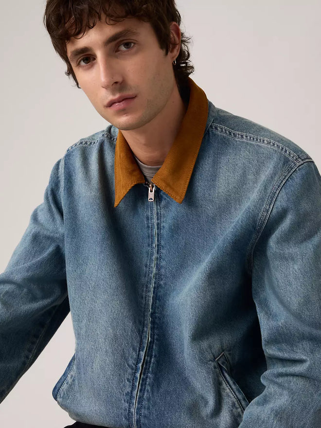 levi's® men's mechanics full-zip jacket 005AF0003S- Medium Indigo  – Levi's Hong Kong