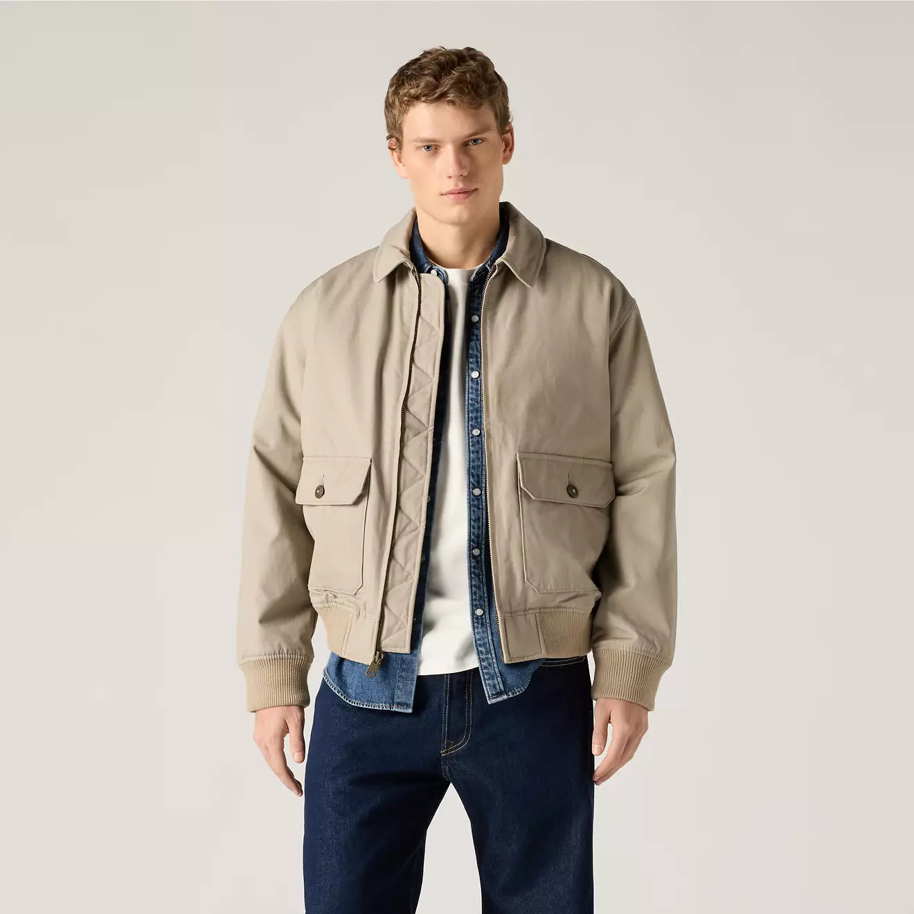 levi's® cortland 牛仔外套 | 男裝 005AM0002XS- Green – Levi's 香港
