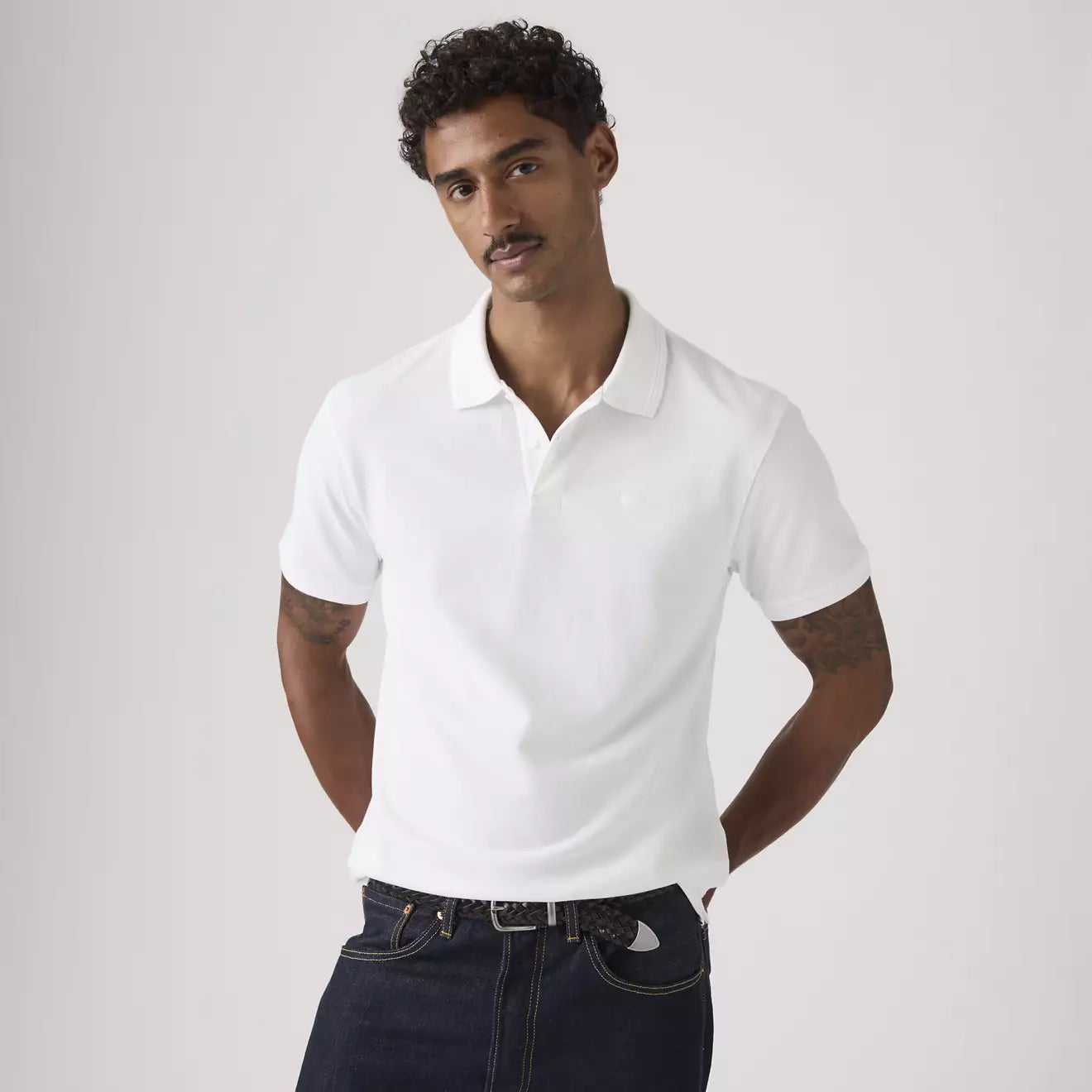 levi's® men's original polo 005FM0000M- White – Levi's Hong Kong