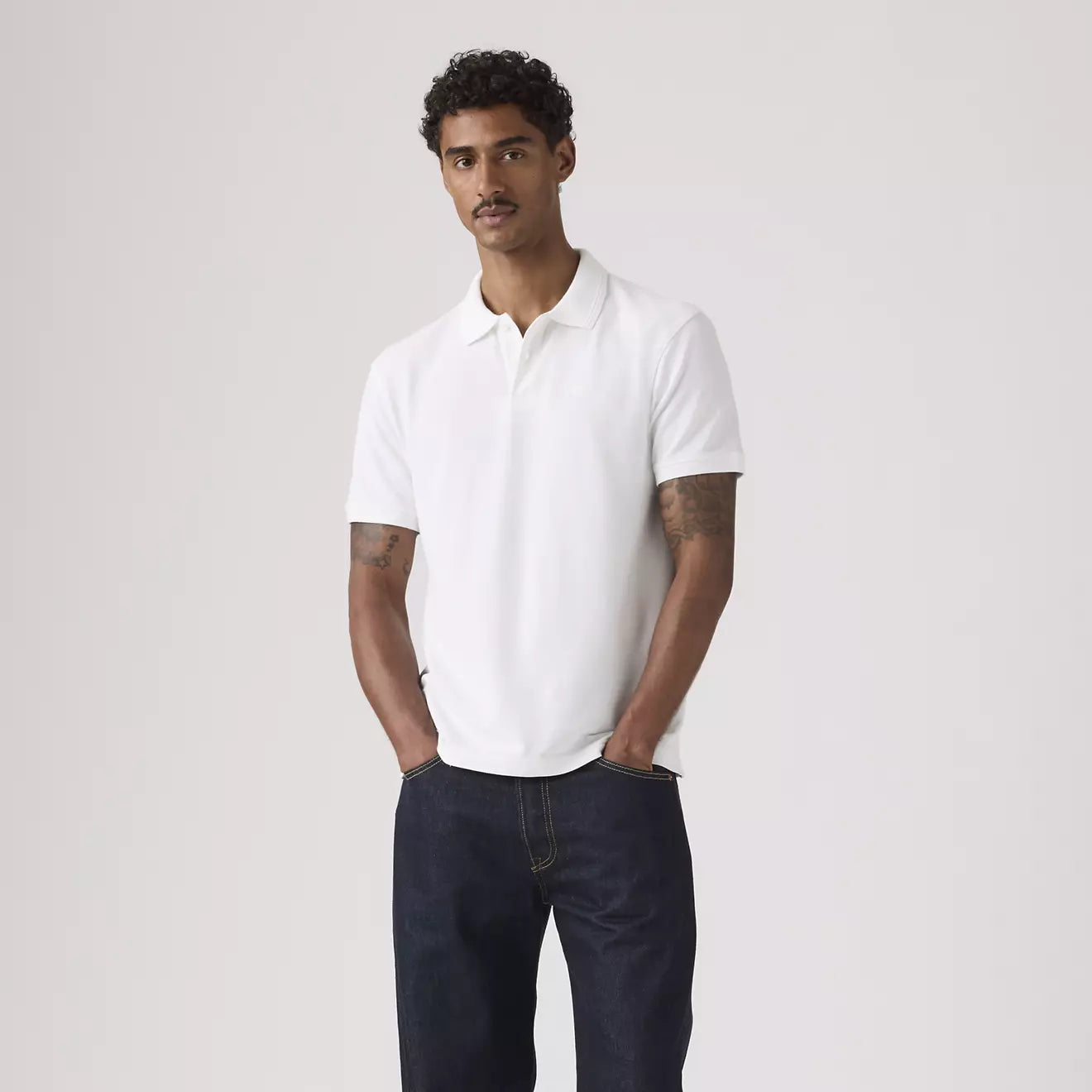 levi's® men's original polo 005FM0000M- White – Levi's Hong Kong