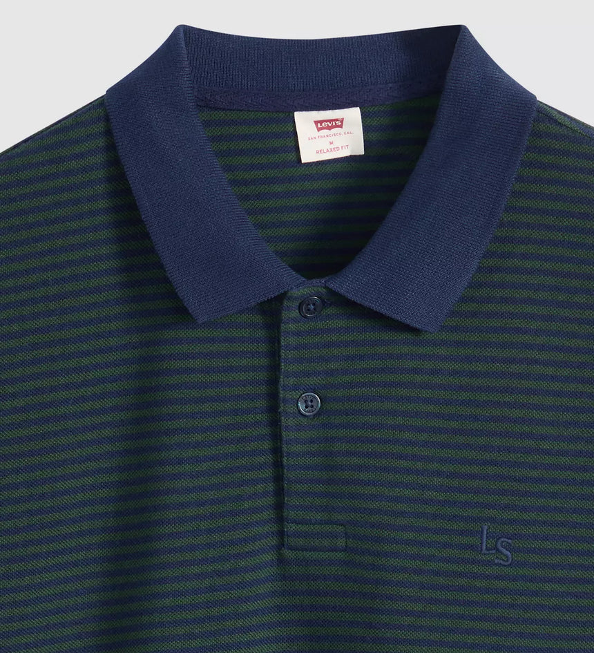 levi's® finn boxy polo 恤 | 男裝 005FN0000S- Green – Levi's 香港