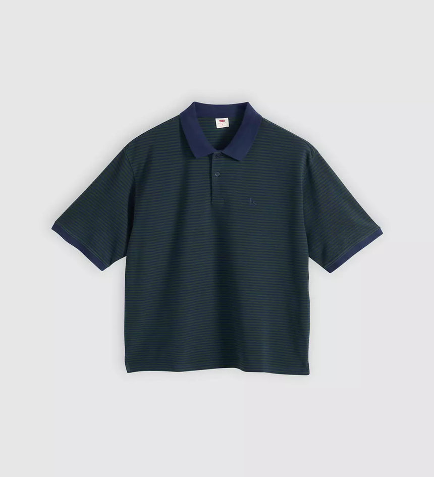 levi's® finn boxy polo 恤 | 男裝 005FN0000S- Green – Levi's 香港