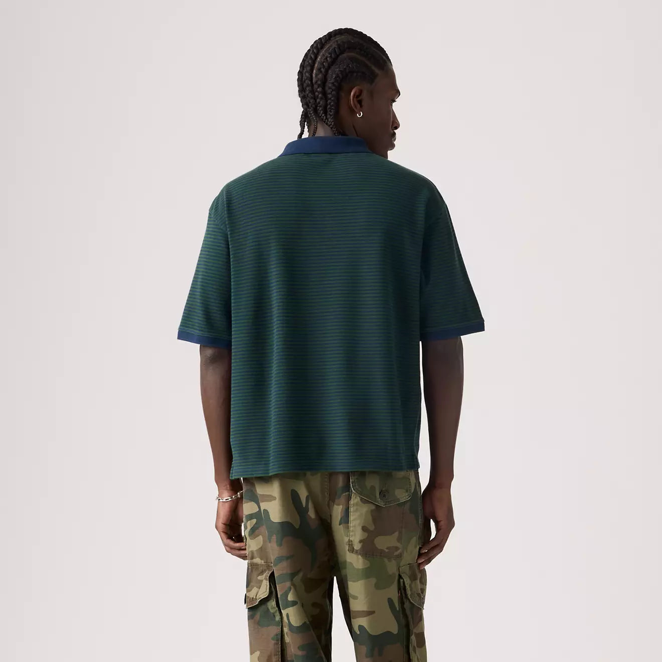 levi's® finn boxy polo 恤 | 男裝 005FN0000XL- Green – Levi's 香港