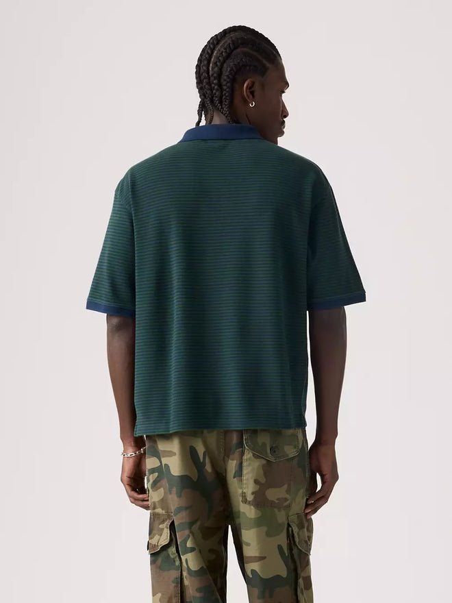 levi's® finn boxy polo 恤 | 男裝 005FN0000XL- Green  – Levi's 香港