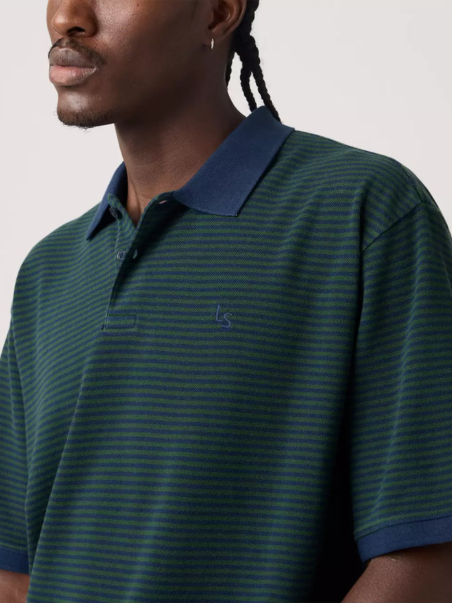 levi's® finn boxy polo 恤 | 男裝 005FN0000XL- Green  – Levi's 香港