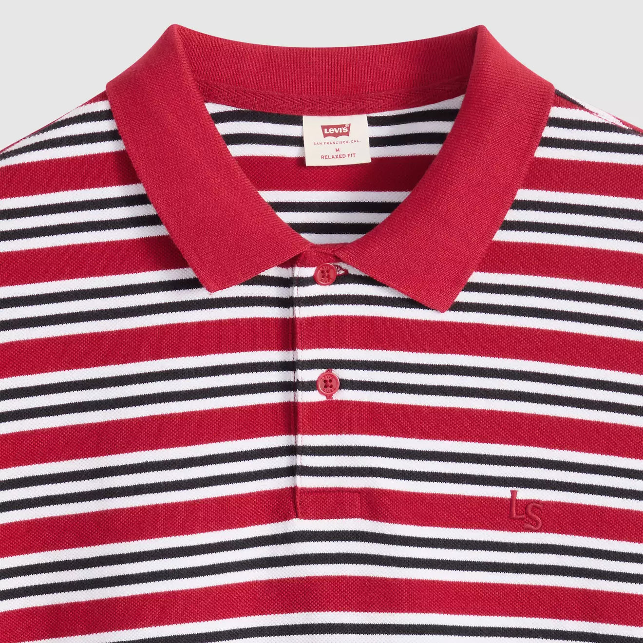 levi's® men's finn boxy polo 005FN0001S- Red – Levi's Hong Kong