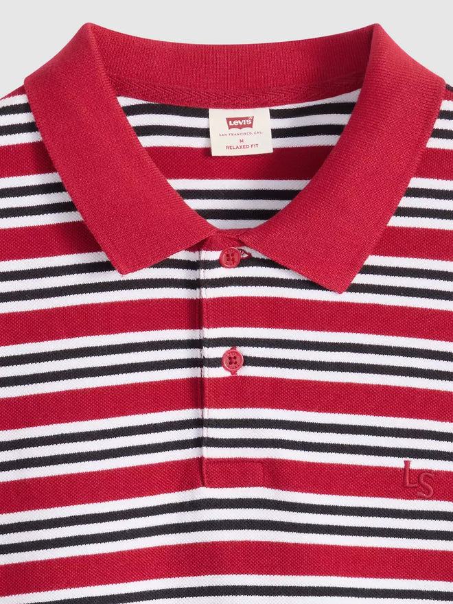 levi's® finn boxy polo 恤 | 男裝 005FN0001S- Red  – Levi's 香港