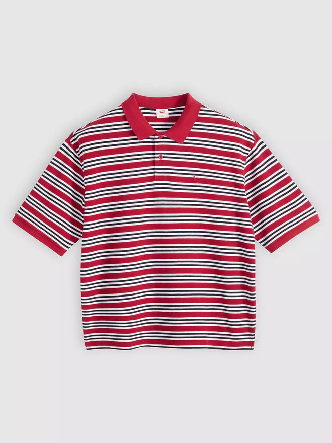levi's® finn boxy polo 恤 | 男裝 005FN0001S- Red  – Levi's 香港