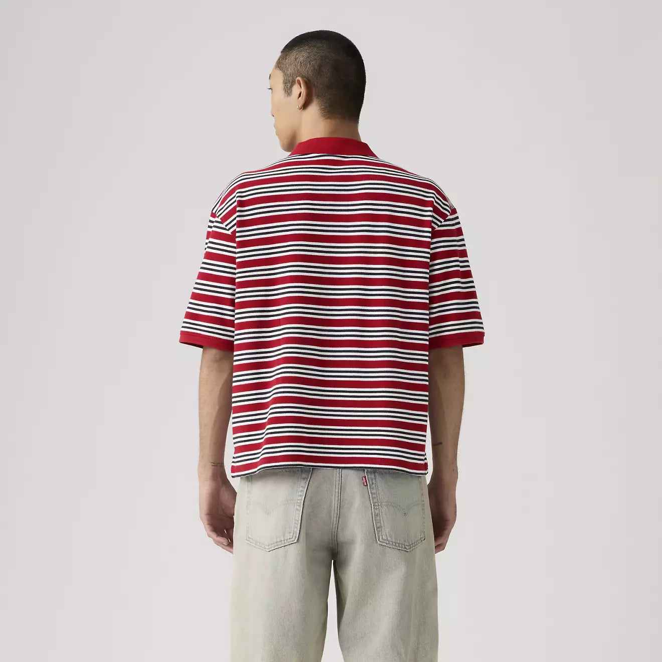 levi's® men's finn boxy polo 005FN0001S- Red – Levi's Hong Kong