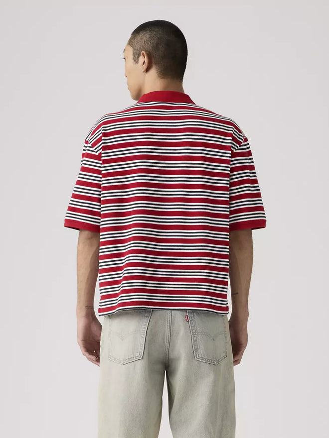 levi's® finn boxy polo 恤 | 男裝 005FN0001S- Red  – Levi's 香港