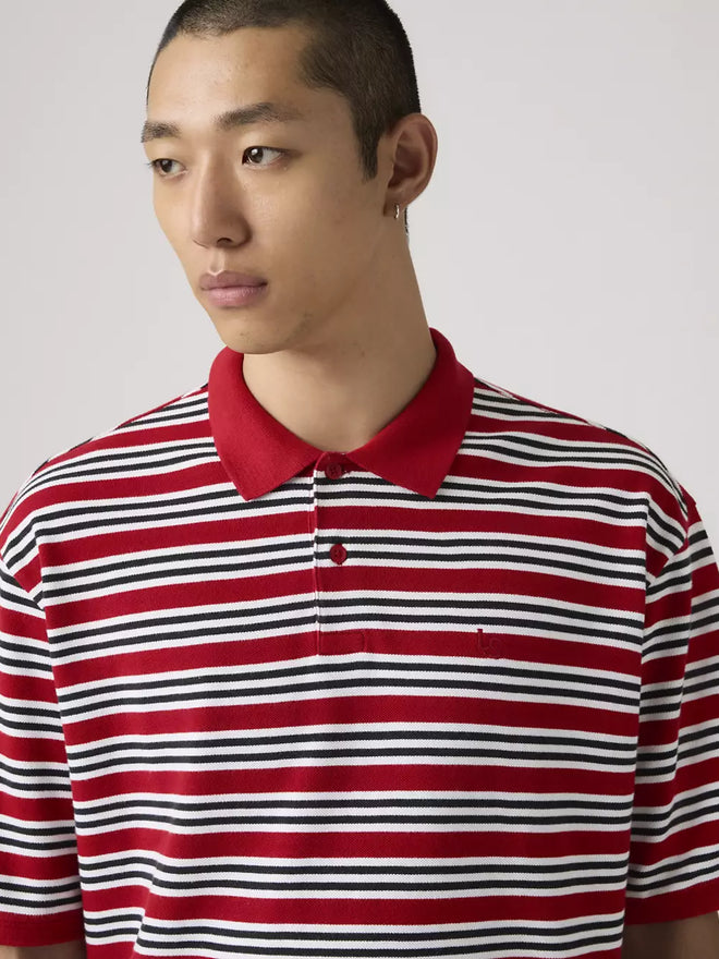levi's® finn boxy polo 恤 | 男裝 005FN0001S- Red  – Levi's 香港