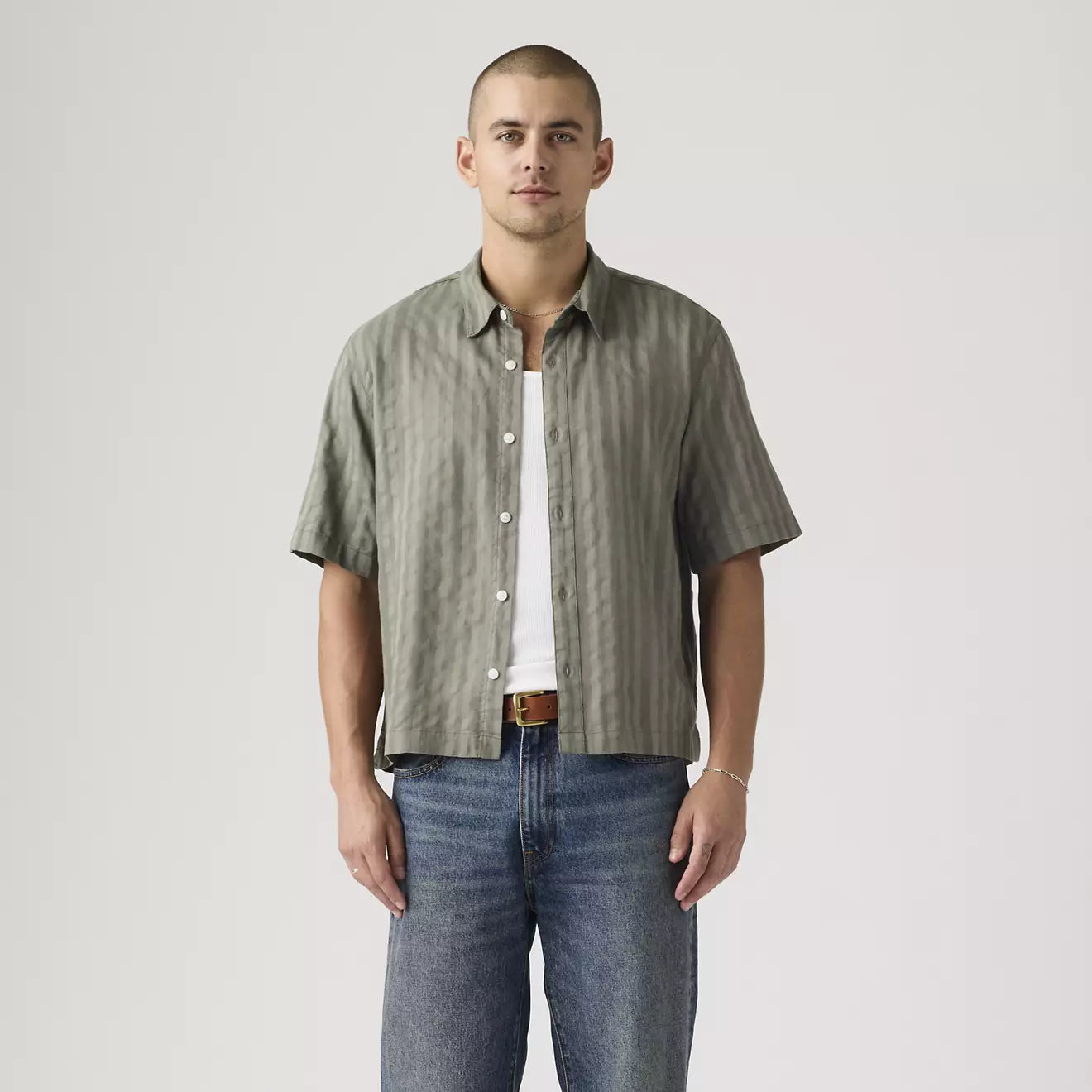 levi's® short-sleeve lama boxy 恤衫 | 男裝 005GH0002S- Grey – Levi's 香港