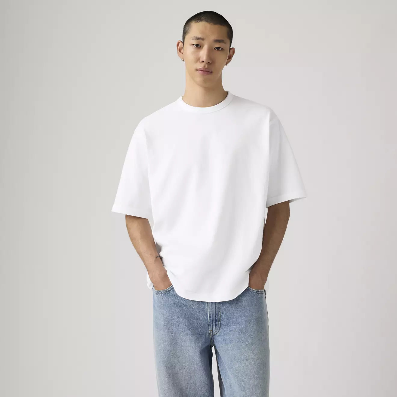 levi's® men's heavyweight loose tee 005GY0000XS- White – Levi's Hong Kong