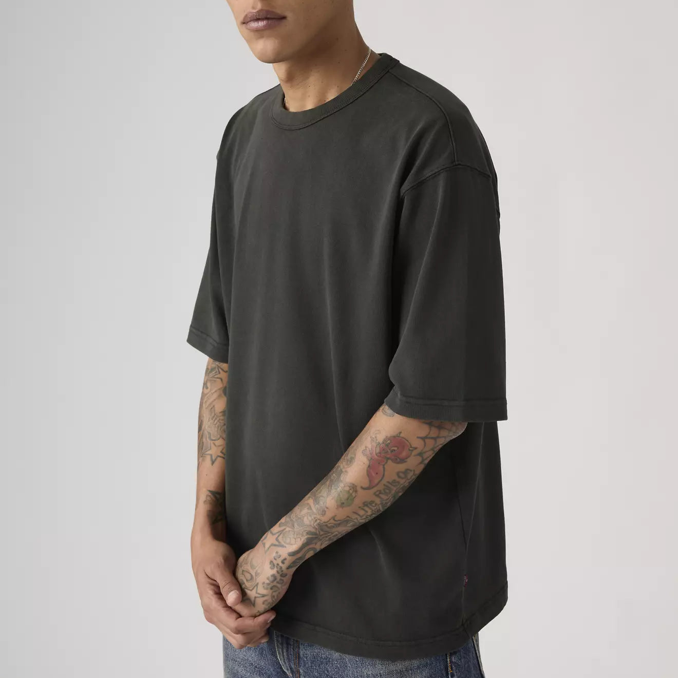 levi's® heavyweight loose tee | 男裝 005GY0001XS- Black – Levi's 香港