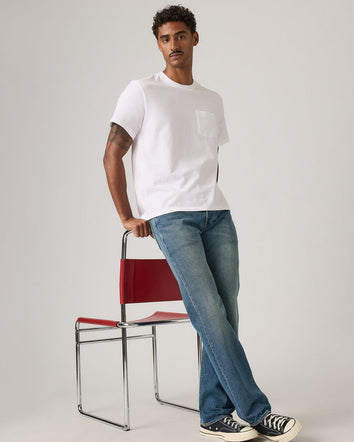 levi's® essential pocket tee | 男裝 005H00038S- White  – Levi's 香港