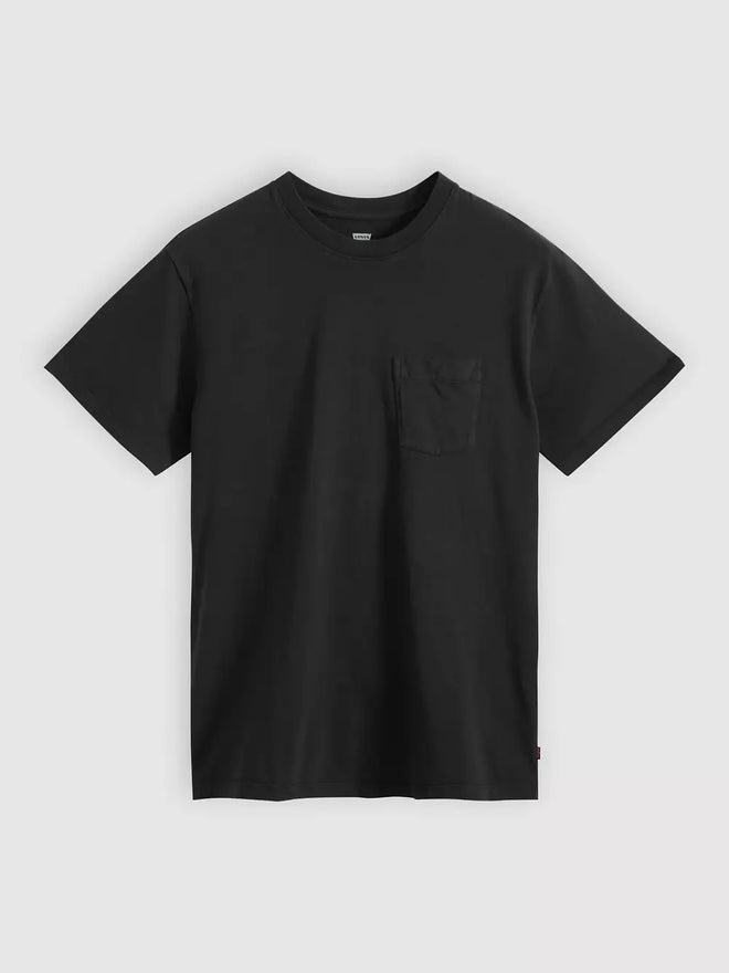 levi's® essential pocket tee | 男裝 005H00039S- Black  – Levi's 香港