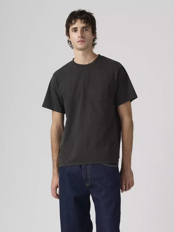 levi's® essential pocket tee | 男裝 005H00039S- Black  – Levi's 香港