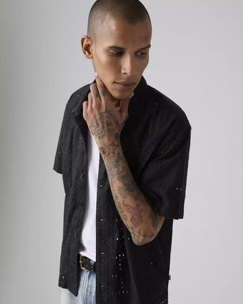 levi's® sunset camp 標準版襯衫 | 男裝   005H50002S- Black  – Levi's 香港