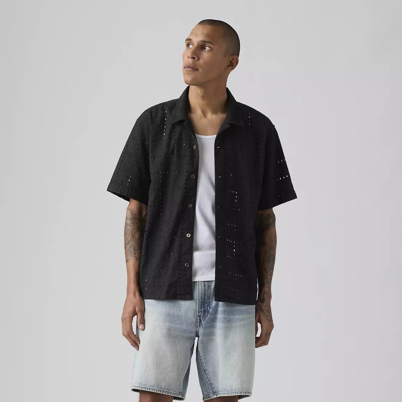 levi's® sunset camp 標準版襯衫 | 男裝   005H50002S- Black – Levi's 香港