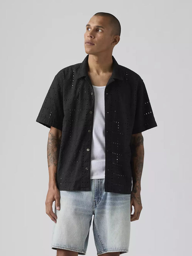levi's® sunset camp 標準版襯衫 | 男裝   005H50002S- Black  – Levi's 香港