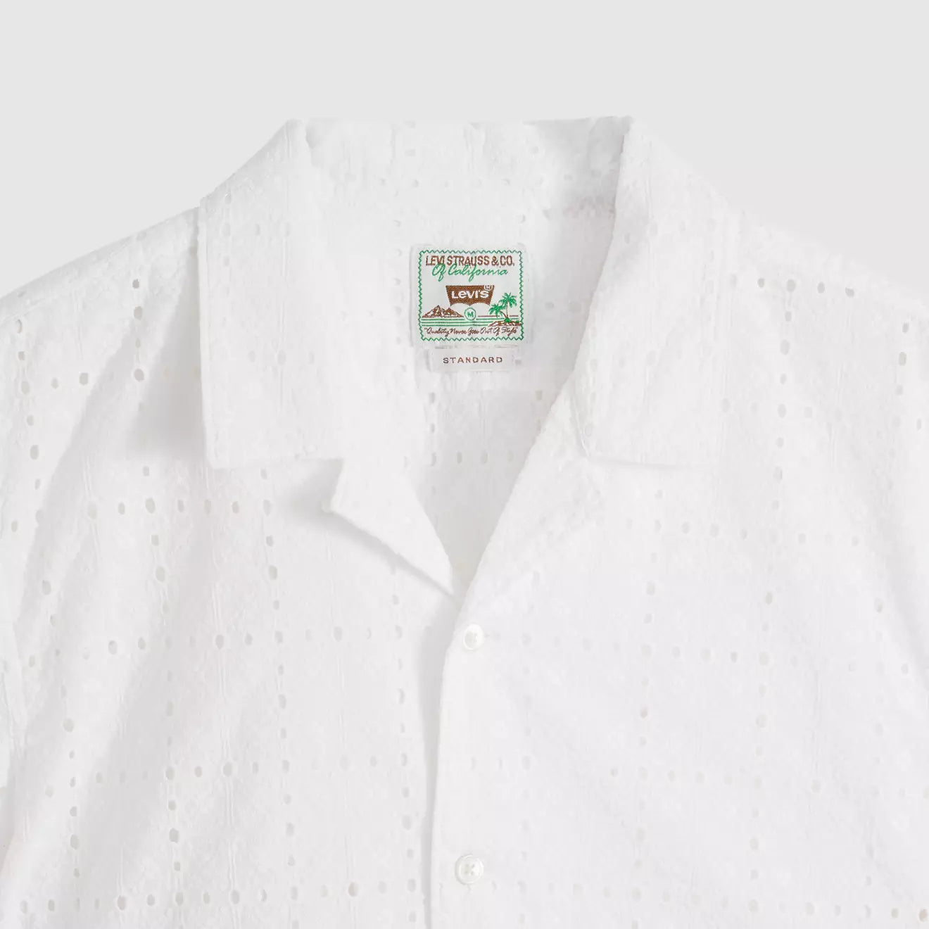 levi's® sunset camp 標準版襯衫 | 男裝   005H50004S- White – Levi's 香港