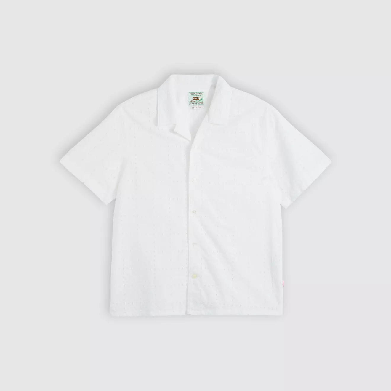 levi's® sunset camp 標準版襯衫 | 男裝   005H50004S- White – Levi's 香港