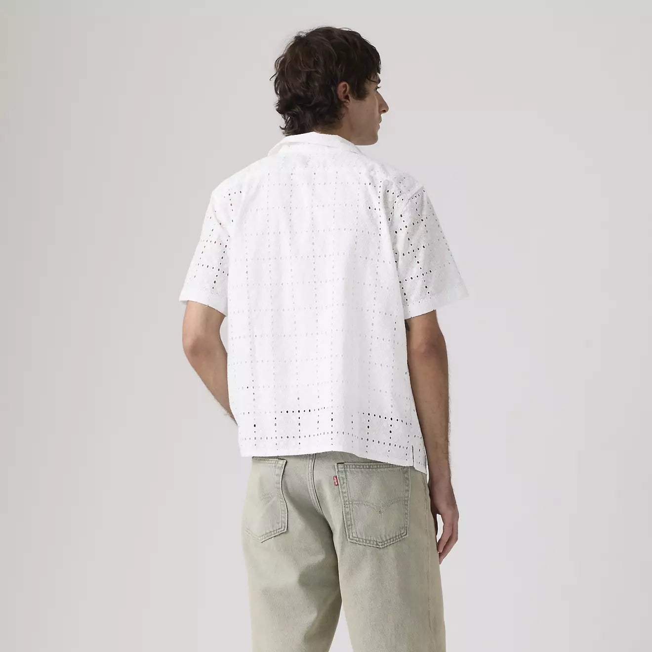 levi's® sunset camp 標準版襯衫 | 男裝   005H50004S- White – Levi's 香港