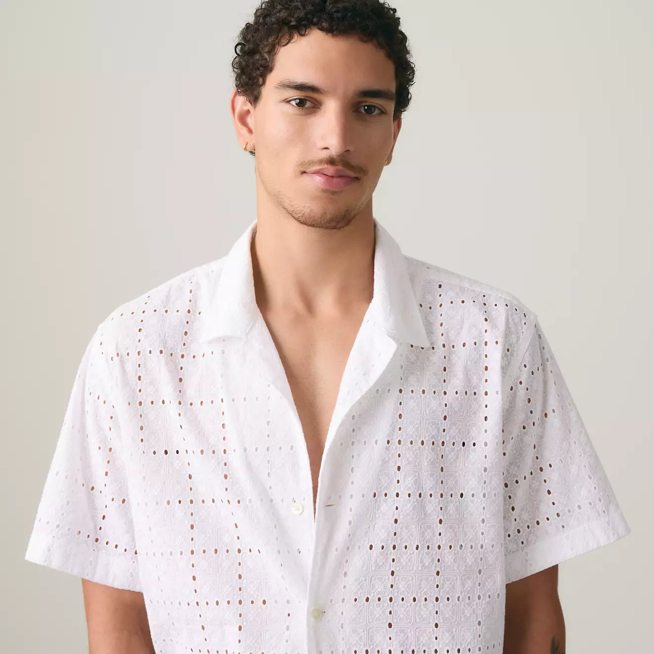 levi's® sunset camp 標準版襯衫 | 男裝   005H50004S- White – Levi's 香港