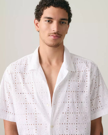 levi's® sunset camp 標準版襯衫 | 男裝   005H50004S- White  – Levi's 香港