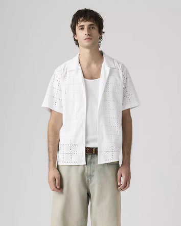 levi's® sunset camp 標準版襯衫 | 男裝   005H50004S- White  – Levi's 香港