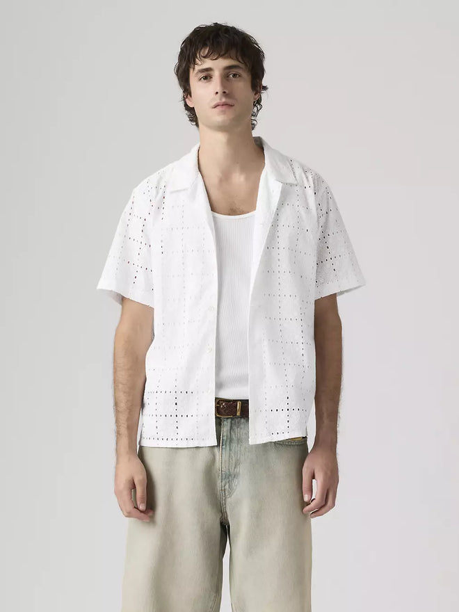 levi's® sunset camp 標準版襯衫 | 男裝   005H50004S- White  – Levi's 香港