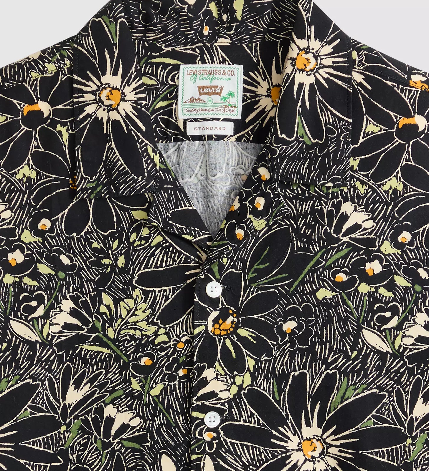 levi's® men's sunset camp standard fit shirt 005H50006S- Black – Levi's Hong Kong