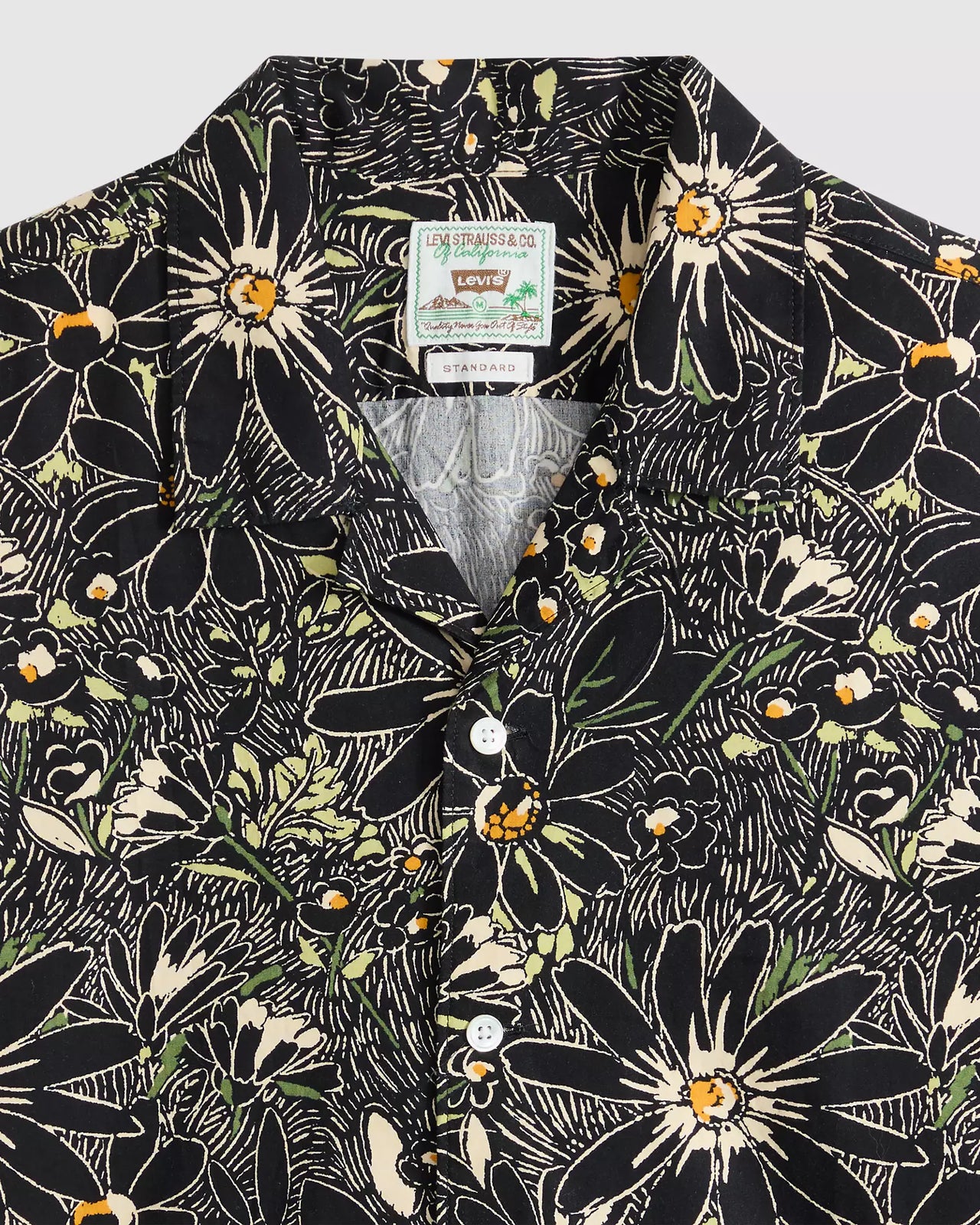 levi's® men's sunset camp 標準版型襯衫 | 男裝   005H50006S- Black – Levi's 香港
