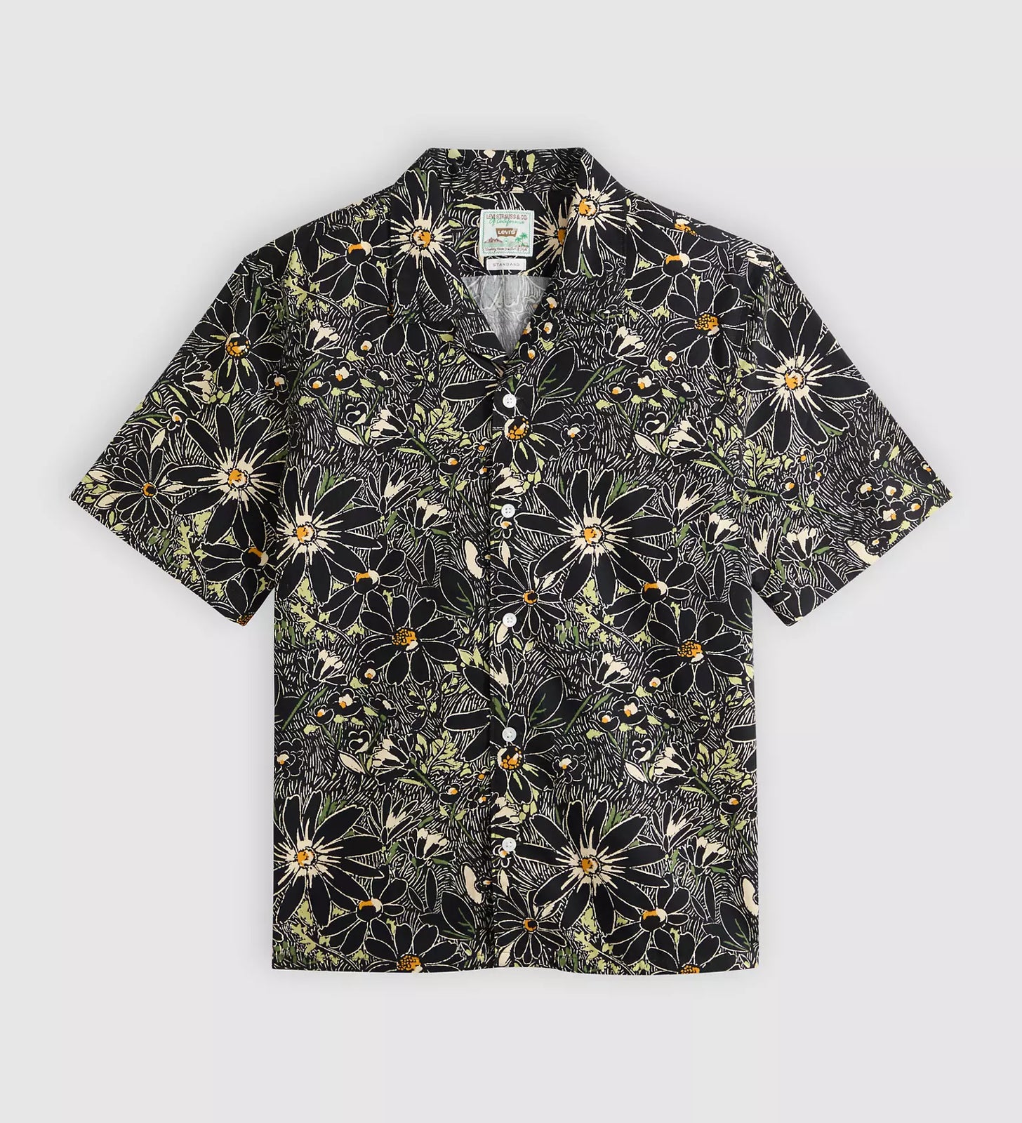 levi's® men's sunset camp standard fit shirt 005H50006S- Black – Levi's Hong Kong