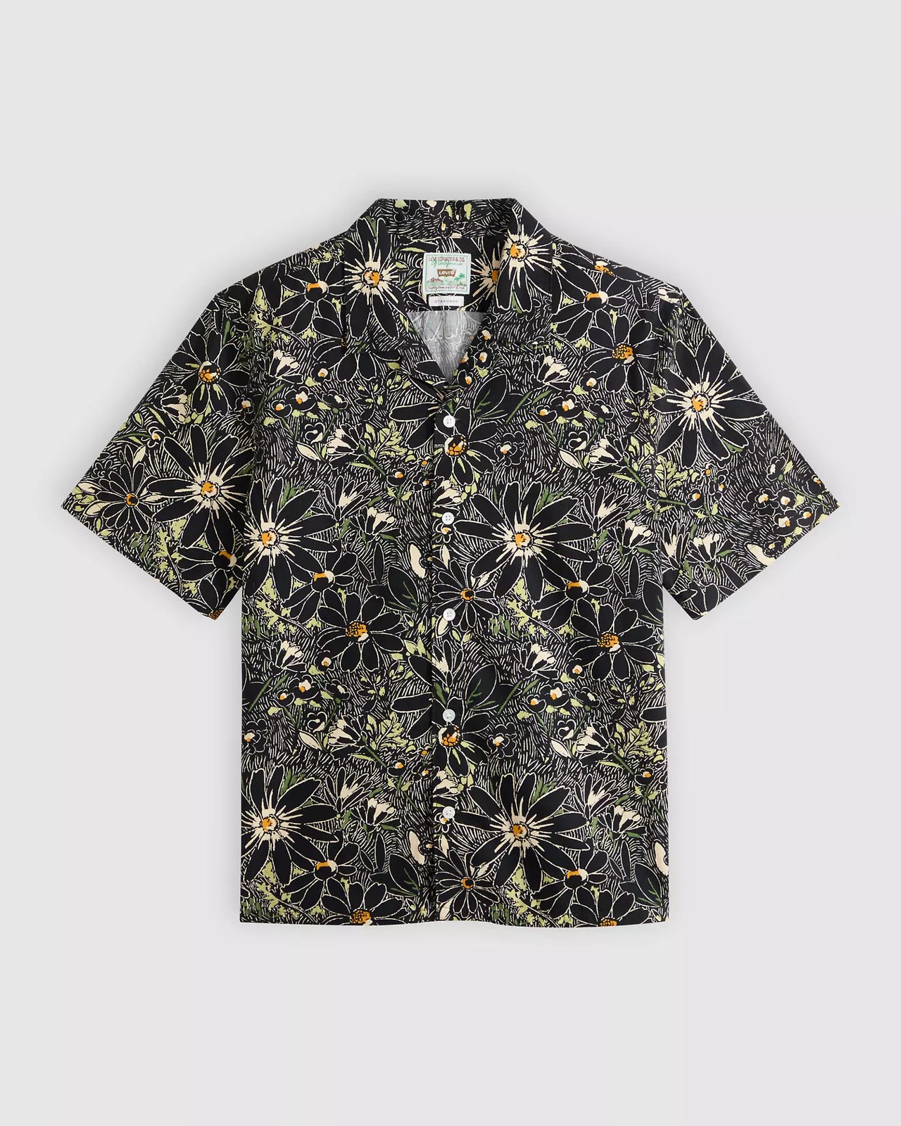 levi's® men's sunset camp 標準版型襯衫 | 男裝   005H50006S- Black – Levi's 香港