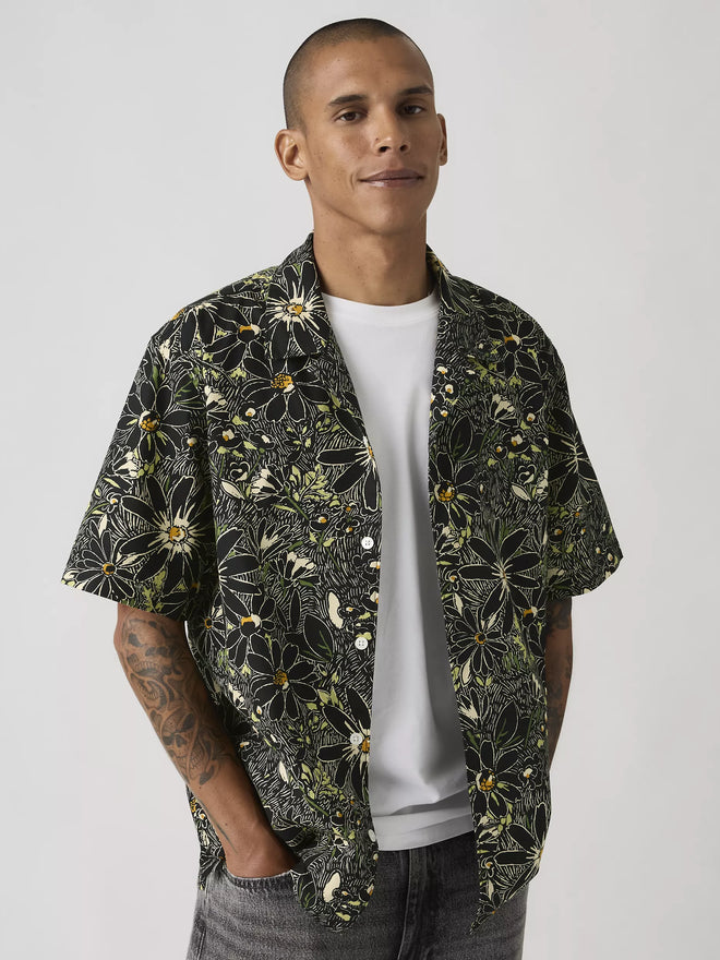 levi's® men's sunset camp 標準版型襯衫 | 男裝   005H50006S- Black  – Levi's 香港