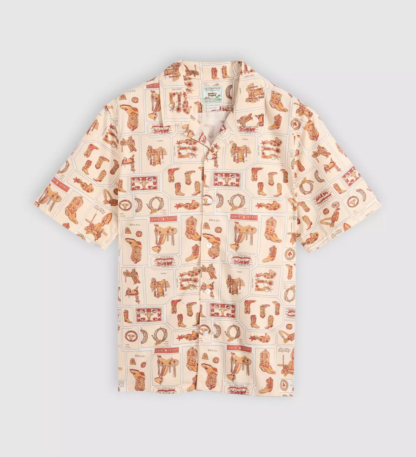 levi's® men's sunset camp standard fit shirt 005H50007XS- Neutral – Levi's Hong Kong