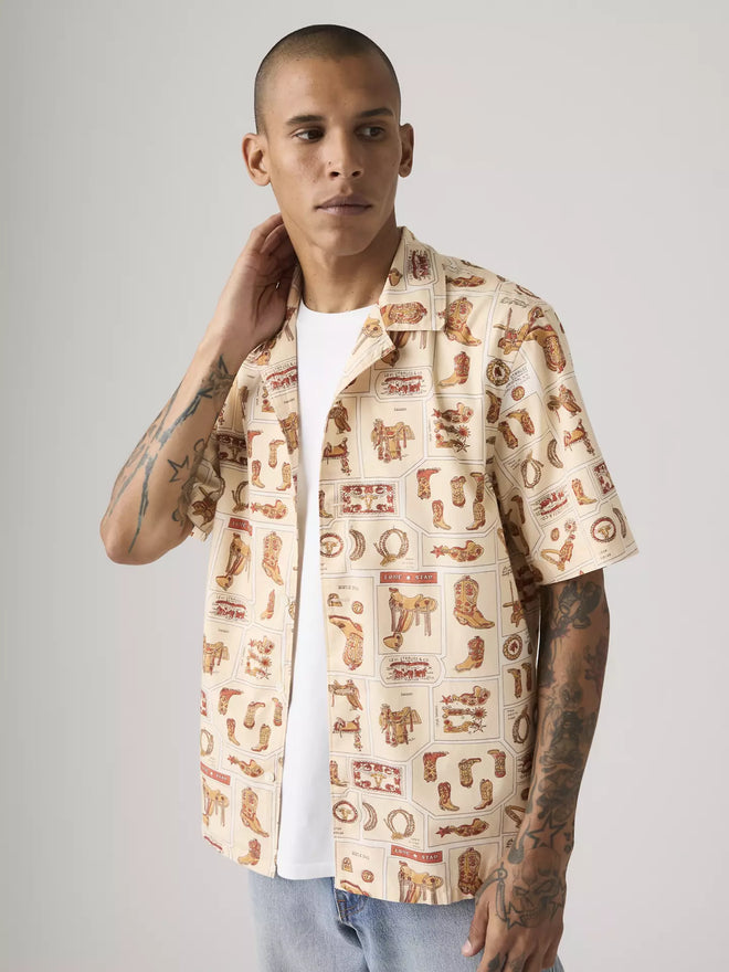 levi's® men's sunset camp 標準版型襯衫 | 男裝   005H50007XS- Neutral  – Levi's 香港