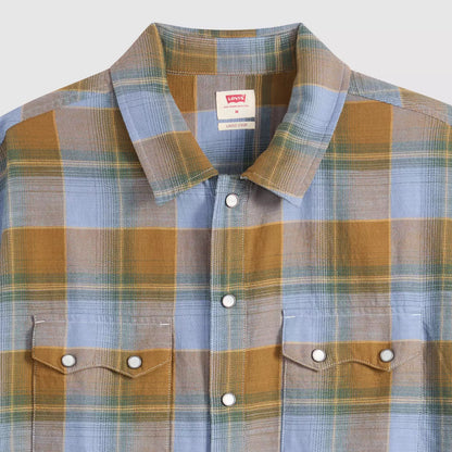Levi's® 短袖 Boxy 西部襯衫 | 男裝  