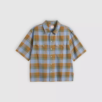 Levi's® 短袖 Boxy 西部襯衫 | 男裝  